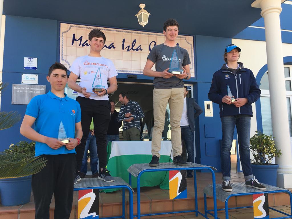 Celebrada la Copa de Andalucía de Láser 4.7 en Isla Canela