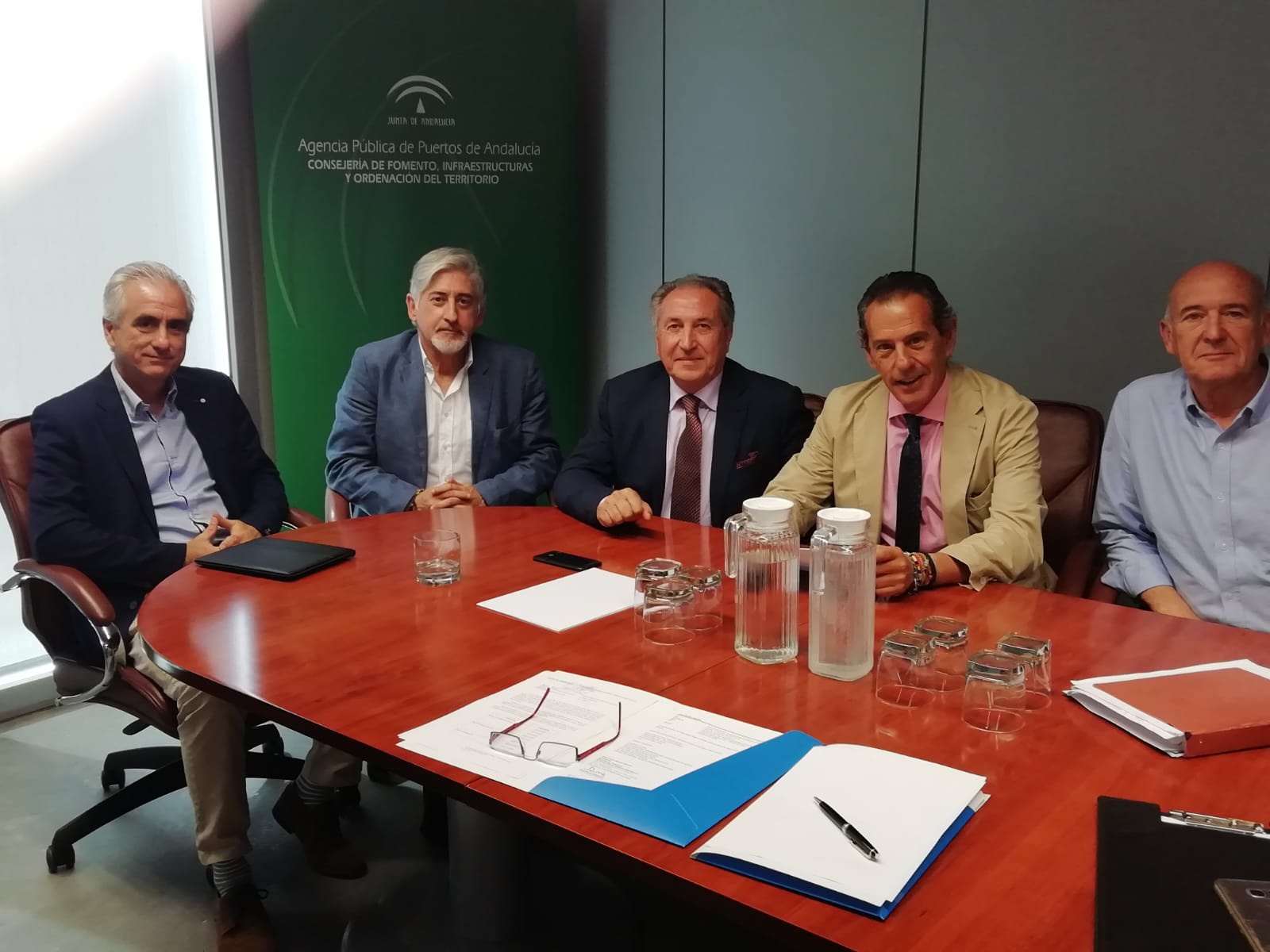 Marinas de Andalucía se reúne con el gerente de la APPA