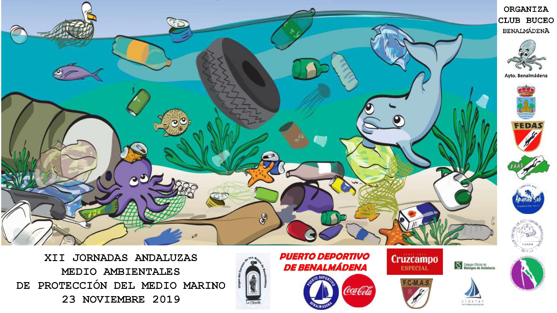 XII Jornadas Andaluzas Medioambientales en el Puerto Deportivo de Benalmádena