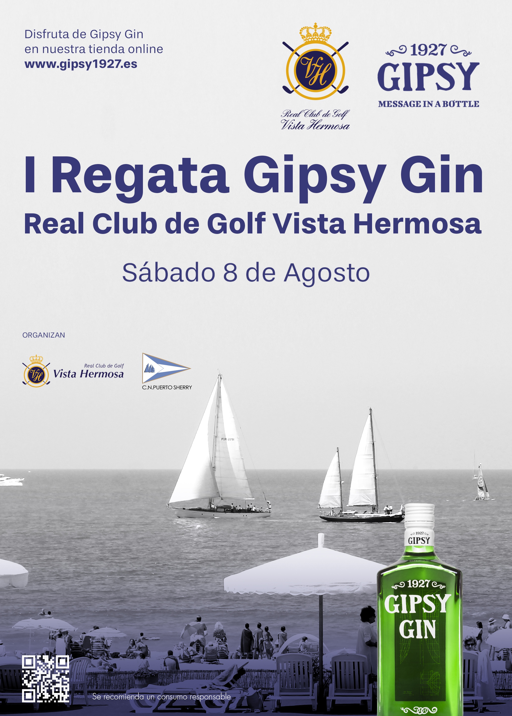 Las aguas de Puerto Sherry acoge la I Regata Gipsy Gin-Vista Hermosa