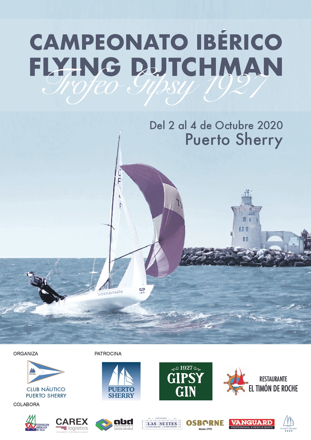 Puerto Sherry acoge en octubre el Campeonato Ibérico de Flying Dutchman