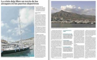 ABC dedica portada, doble página y destacado a Marinas de Andalucía