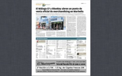 Puerto Banús cuenta ya con una tienda oficial del Málaga CF
