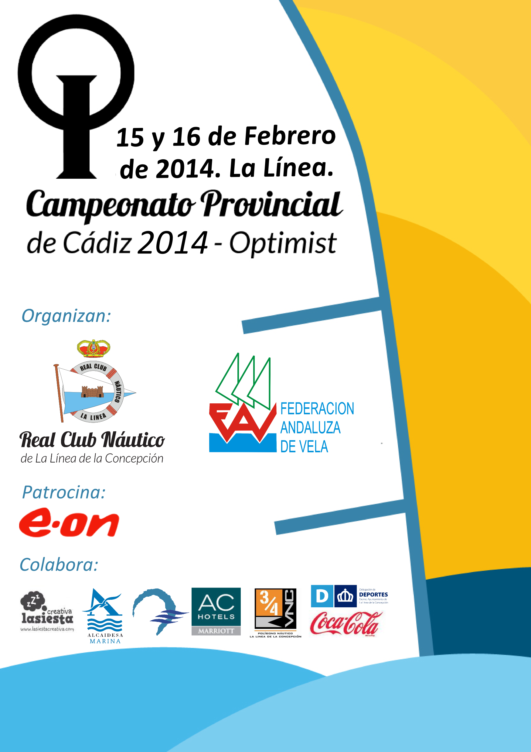 El puerto deportivo Alcaidesa Marina acoge la Regata del Campeonato Provincial de Optimist organizada por el Real Club Náutico de la Línea