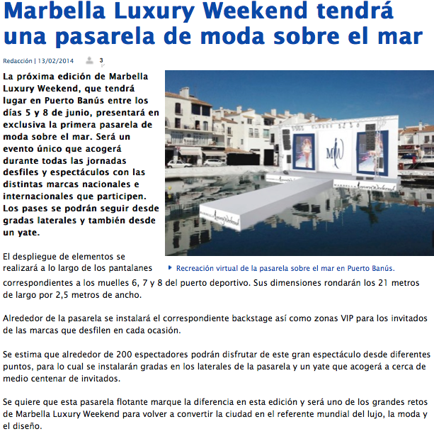 'Marbella Luxury Weekend', en Puerto Banús
