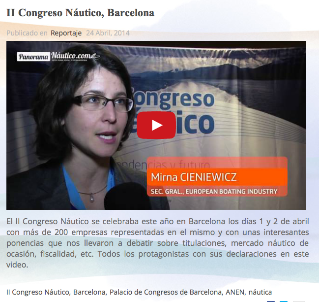 Resumen del II Congreso Náutico celebrado en Barcelona