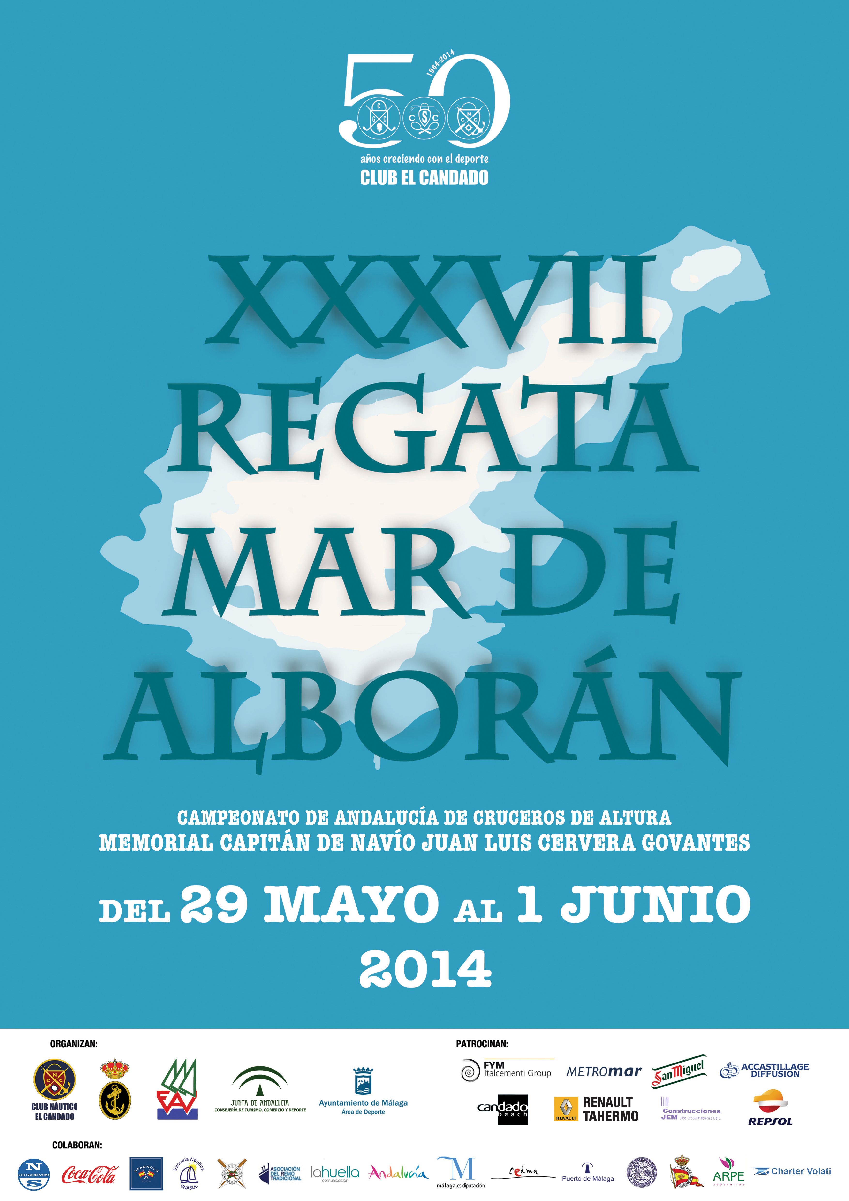 El Club El Candado celebra su 37ª Regata Mar de Alborán dentro de la IV Semana Náutica