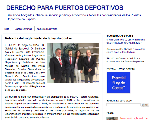 La FEAPDT, a la que pertenece Marinas de Andalucía, defiende alegaciones al reglamento de la Ley de Costas