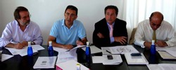 Martín y su nuevo equipo, nueva Junta Directiva de Marinas de Andalucía