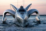 El Puerto Deportivo de Benalmádena recibirá al 'Wavepiercing', única embarcación en el mundo por su diseño futurista