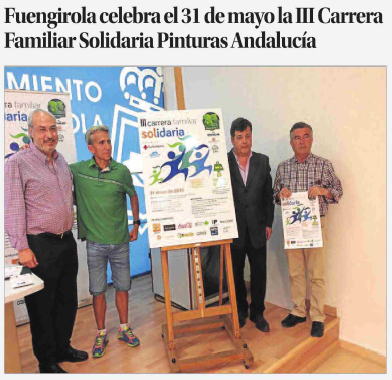 III Carrera Familiar Solidaria Pinturas de Andalucía, con salida y llegada en el Puerto Deportivo Fuengirola