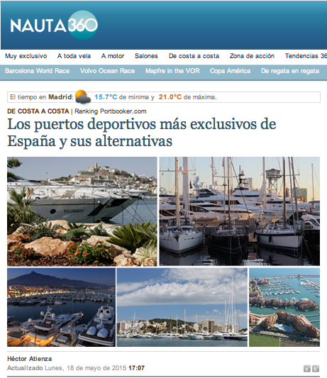 Nuestros asociados en reportaje sobre puertos deportivos españoles exclusivos