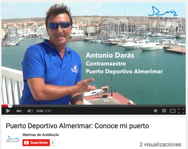Recordamos: vídeo más popular en Youtube: Puerto Deportivo Almerimar en 'Conoce mi puerto'
