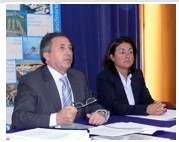 La concejal de Puertos de Marbella y el presidente de Marinas de Andalucía presentan la Jornada en rueda de prensa