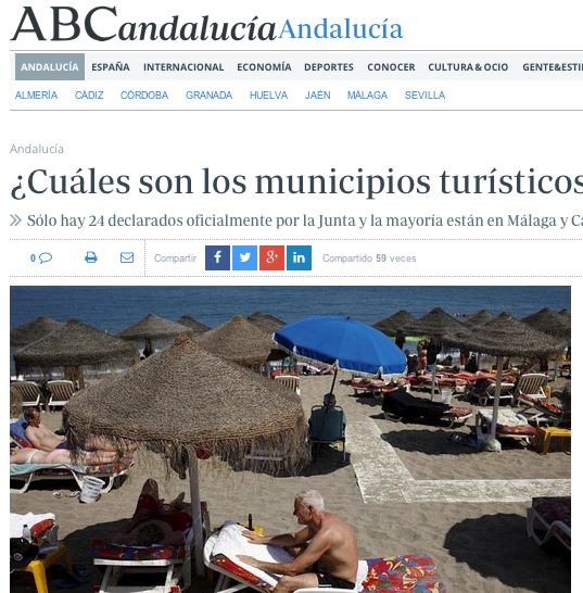 Municipios turísticos de Andalucía