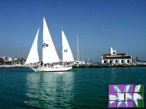 El equipo de Vela Adaptada de la Asociación “Paraocio”, patrocinado por el Puerto de Benalmádena