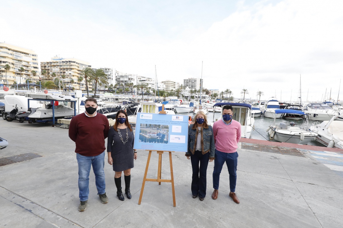 El Ayuntamiento de Marbella ampliará el muelle de espera del Puerto Deportivo